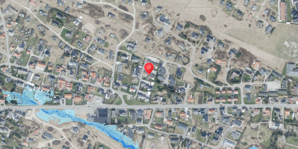Oversvømmelsesrisiko fra vandløb på Oddersvej 16, 7700 Thisted