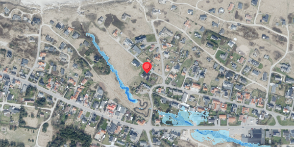 Oversvømmelsesrisiko fra vandløb på Ruesbak 1, 7700 Thisted