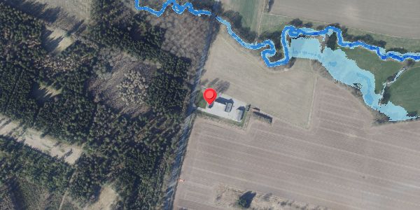 Oversvømmelsesrisiko fra vandløb på Borrevej 2, . , 8850 Bjerringbro