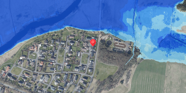 Oversvømmelsesrisiko fra vandløb på Gudenåparken 12, 8860 Ulstrup