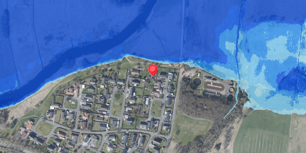 Oversvømmelsesrisiko fra vandløb på Gudenåparken 18, 8860 Ulstrup