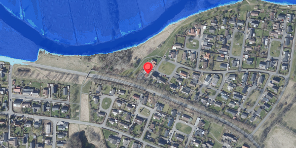 Oversvømmelsesrisiko fra vandløb på Gudenåparken 61, 8860 Ulstrup