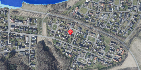 Oversvømmelsesrisiko fra vandløb på Sofienlundparken 19, . , 8860 Ulstrup