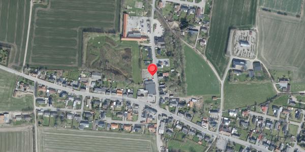 Oversvømmelsesrisiko fra vandløb på Bårupvej 5, 7950 Erslev