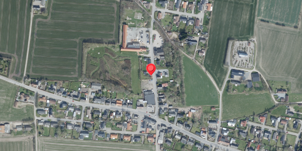 Oversvømmelsesrisiko fra vandløb på Bårupvej 9, 7950 Erslev