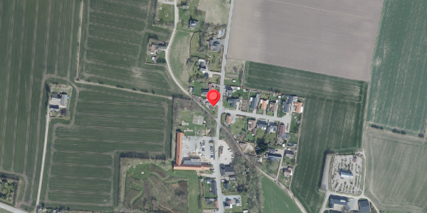 Oversvømmelsesrisiko fra vandløb på Bårupvej 21, 7950 Erslev