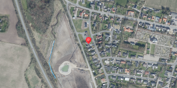 Oversvømmelsesrisiko fra vandløb på Engen 8, 7950 Erslev