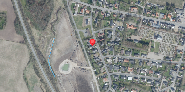 Oversvømmelsesrisiko fra vandløb på Engen 10, . , 7950 Erslev