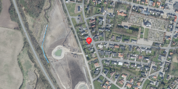Oversvømmelsesrisiko fra vandløb på Engen 16, 7950 Erslev