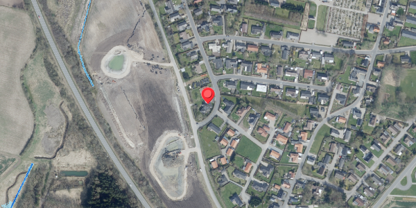 Oversvømmelsesrisiko fra vandløb på Engen 26, 7950 Erslev