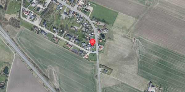 Oversvømmelsesrisiko fra vandløb på Halagervej 2, 7950 Erslev