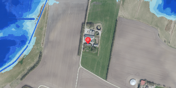 Oversvømmelsesrisiko fra vandløb på Holme 4, . , 7950 Erslev