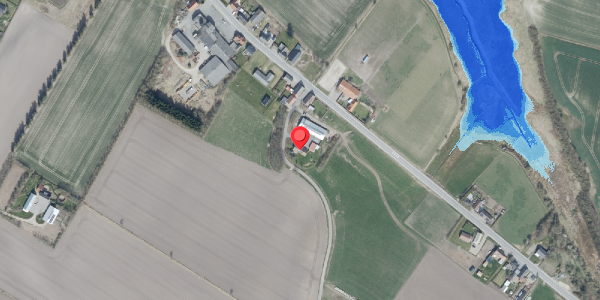 Oversvømmelsesrisiko fra vandløb på Karbymark 3, 7960 Karby