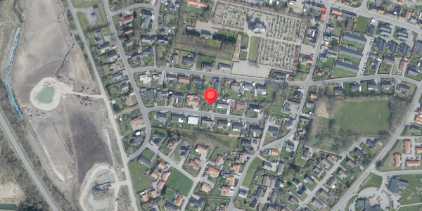 Oversvømmelsesrisiko fra vandløb på Vesterled 9, . , 7950 Erslev