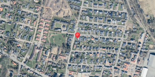 Oversvømmelsesrisiko fra vandløb på Fredensgade 21, 7870 Roslev