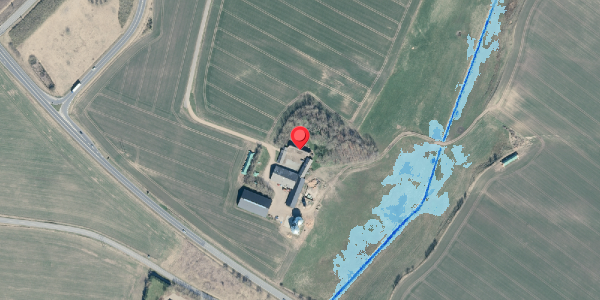 Oversvømmelsesrisiko fra vandløb på Viumvej 21, 7870 Roslev