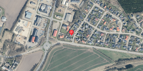 Oversvømmelsesrisiko fra vandløb på Rugbakken 3, 7840 Højslev