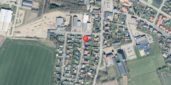Oversvømmelsesrisiko fra vandløb på Lærkevej 1, 7860 Spøttrup