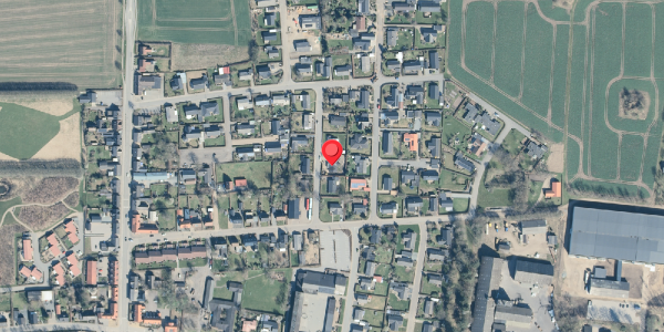Oversvømmelsesrisiko fra vandløb på Anemonevej 6, 7870 Roslev