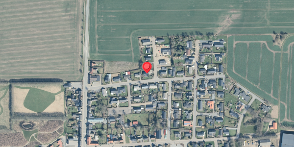 Oversvømmelsesrisiko fra vandløb på Irisvej 1, 7870 Roslev