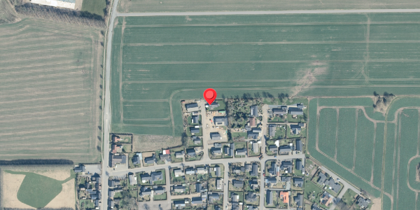 Oversvømmelsesrisiko fra vandløb på Irisvej 8, 7870 Roslev
