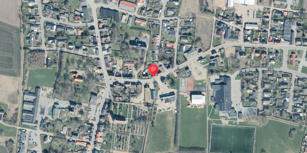 Oversvømmelsesrisiko fra vandløb på Østergade 13, 7870 Roslev