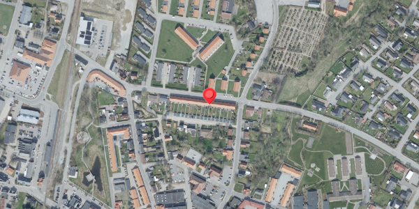 Oversvømmelsesrisiko fra vandløb på Toftegade 13, 7760 Hurup Thy