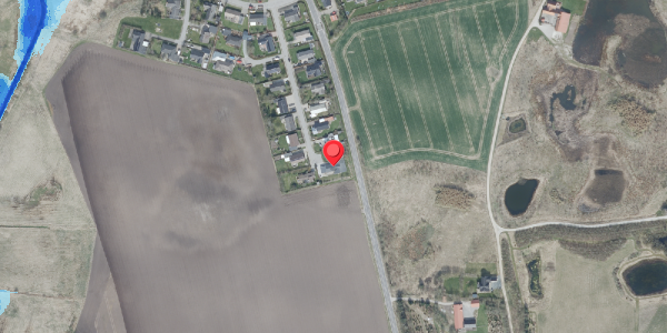 Oversvømmelsesrisiko fra vandløb på Bautavej 17, 7700 Thisted