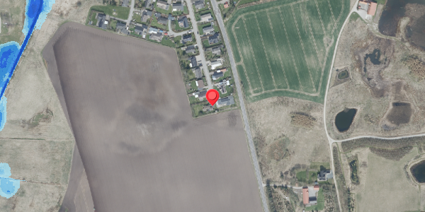 Oversvømmelsesrisiko fra vandløb på Bautavej 22, 7700 Thisted