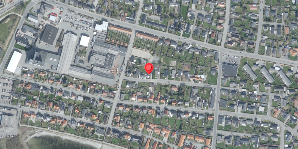 Oversvømmelsesrisiko fra vandløb på Bjerregaardsvej 21, 7700 Thisted