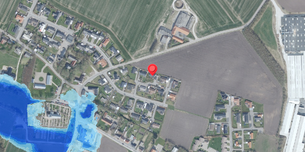 Oversvømmelsesrisiko fra vandløb på Dalen 9, 7700 Thisted