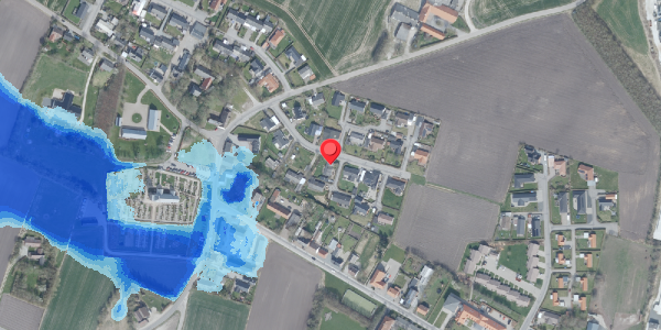 Oversvømmelsesrisiko fra vandløb på Dalen 10, 7700 Thisted