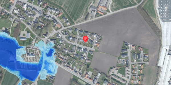 Oversvømmelsesrisiko fra vandløb på Dalen 13, 7700 Thisted