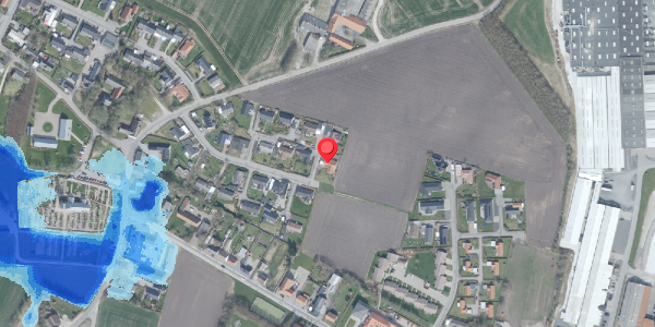 Oversvømmelsesrisiko fra vandløb på Dalen 21, 7700 Thisted