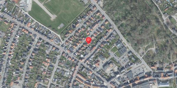 Oversvømmelsesrisiko fra vandløb på Elmegade 8, 7700 Thisted