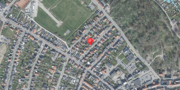 Oversvømmelsesrisiko fra vandløb på Elmegade 9, 7700 Thisted