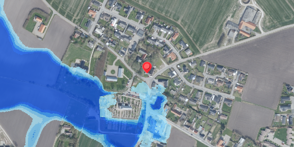 Oversvømmelsesrisiko fra vandløb på Hindingvej 2, 7700 Thisted