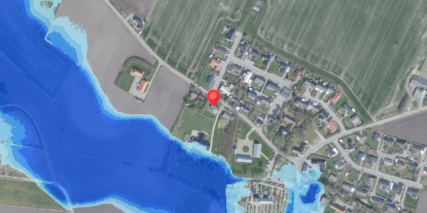 Oversvømmelsesrisiko fra vandløb på Hindingvej 7, . , 7700 Thisted