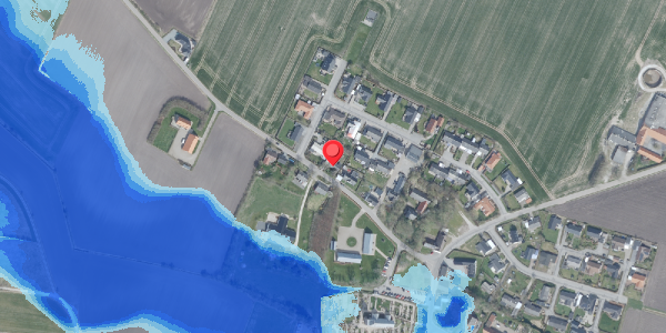 Oversvømmelsesrisiko fra vandløb på Hindingvej 18, . , 7700 Thisted
