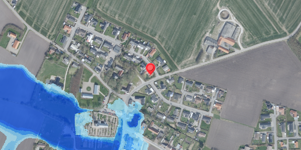 Oversvømmelsesrisiko fra vandløb på Holmevej 39, . , 7700 Thisted