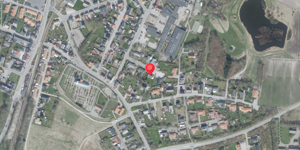 Oversvømmelsesrisiko fra vandløb på Jacobsvej 6, 7700 Thisted