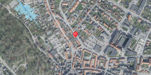 Oversvømmelsesrisiko fra vandløb på Kastet 26, 7700 Thisted