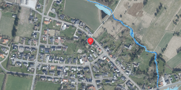 Oversvømmelsesrisiko fra vandløb på Mejerivej 25, 7700 Thisted