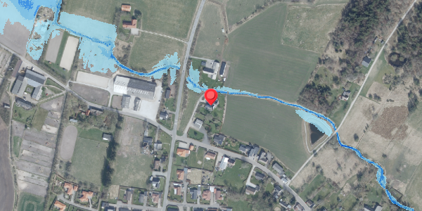 Oversvømmelsesrisiko fra vandløb på Mejerivej 56, 7700 Thisted