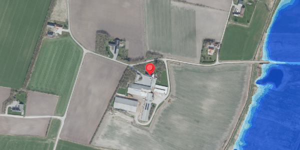 Oversvømmelsesrisiko fra vandløb på Mosevej 32, . , 7700 Thisted