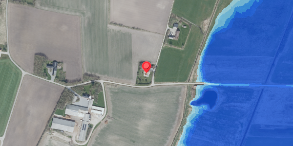 Oversvømmelsesrisiko fra vandløb på Mosevej 75, . , 7700 Thisted
