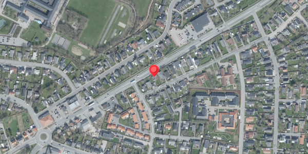 Oversvømmelsesrisiko fra vandløb på Platanvej 5, 7700 Thisted