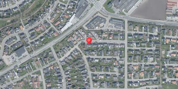 Oversvømmelsesrisiko fra vandløb på Platanvej 50, 7700 Thisted