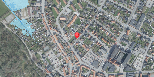 Oversvømmelsesrisiko fra vandløb på Refsvej 5, 7700 Thisted