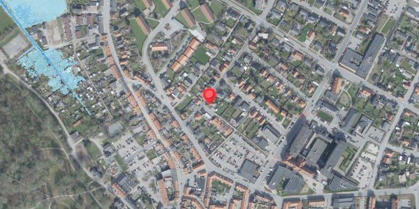 Oversvømmelsesrisiko fra vandløb på Refsvej 6, 7700 Thisted